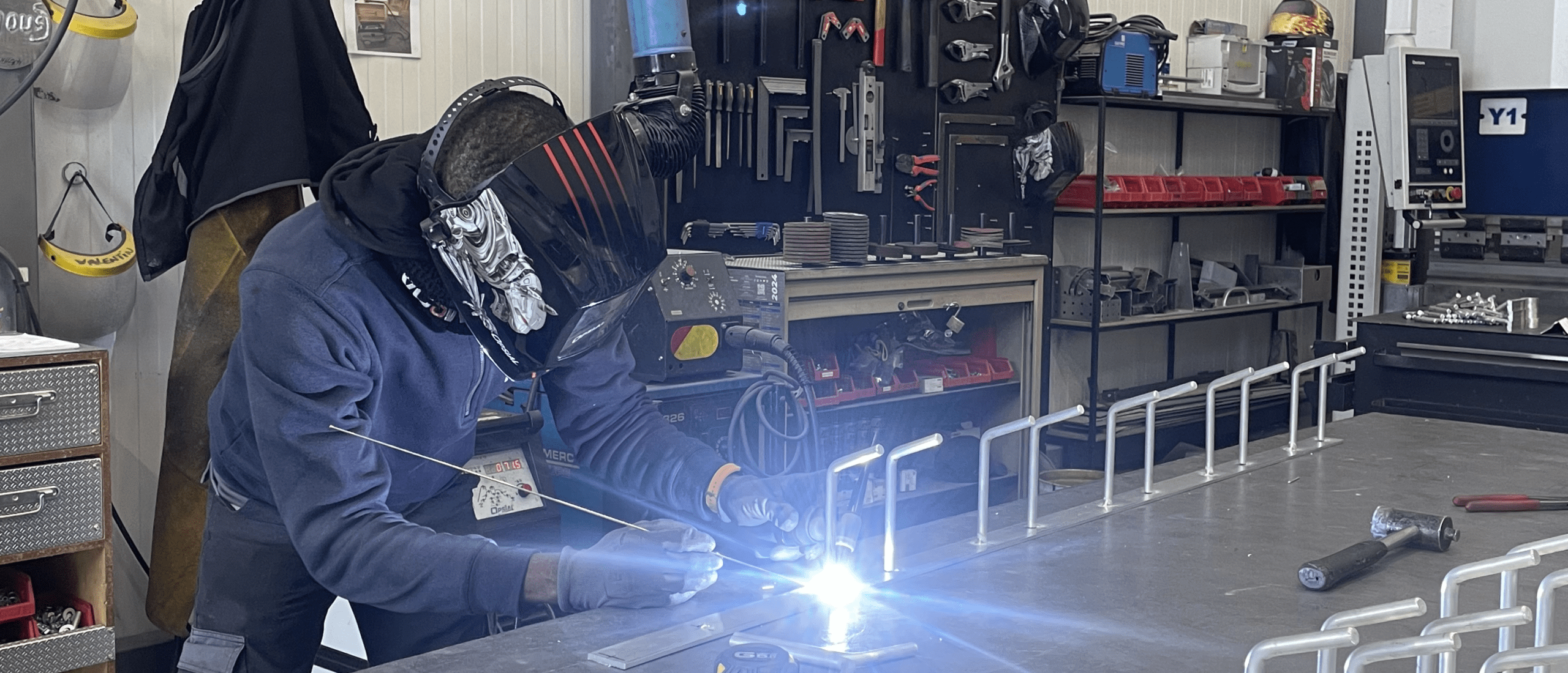 Métallier MANY — soudage TIG/MIG sur acier, alu et inox