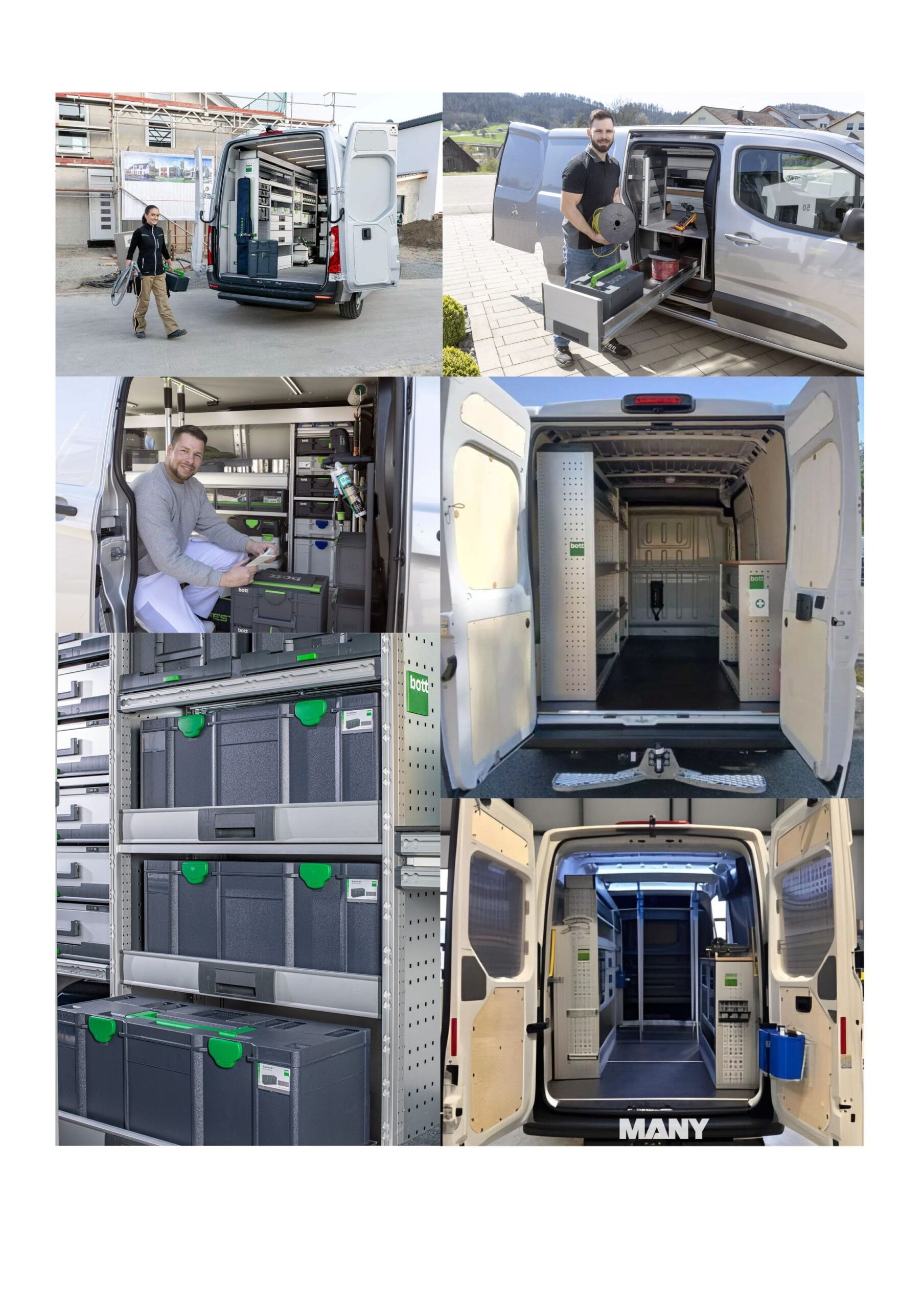 Aménagement Aluminium, Bott Vario 3 MANY