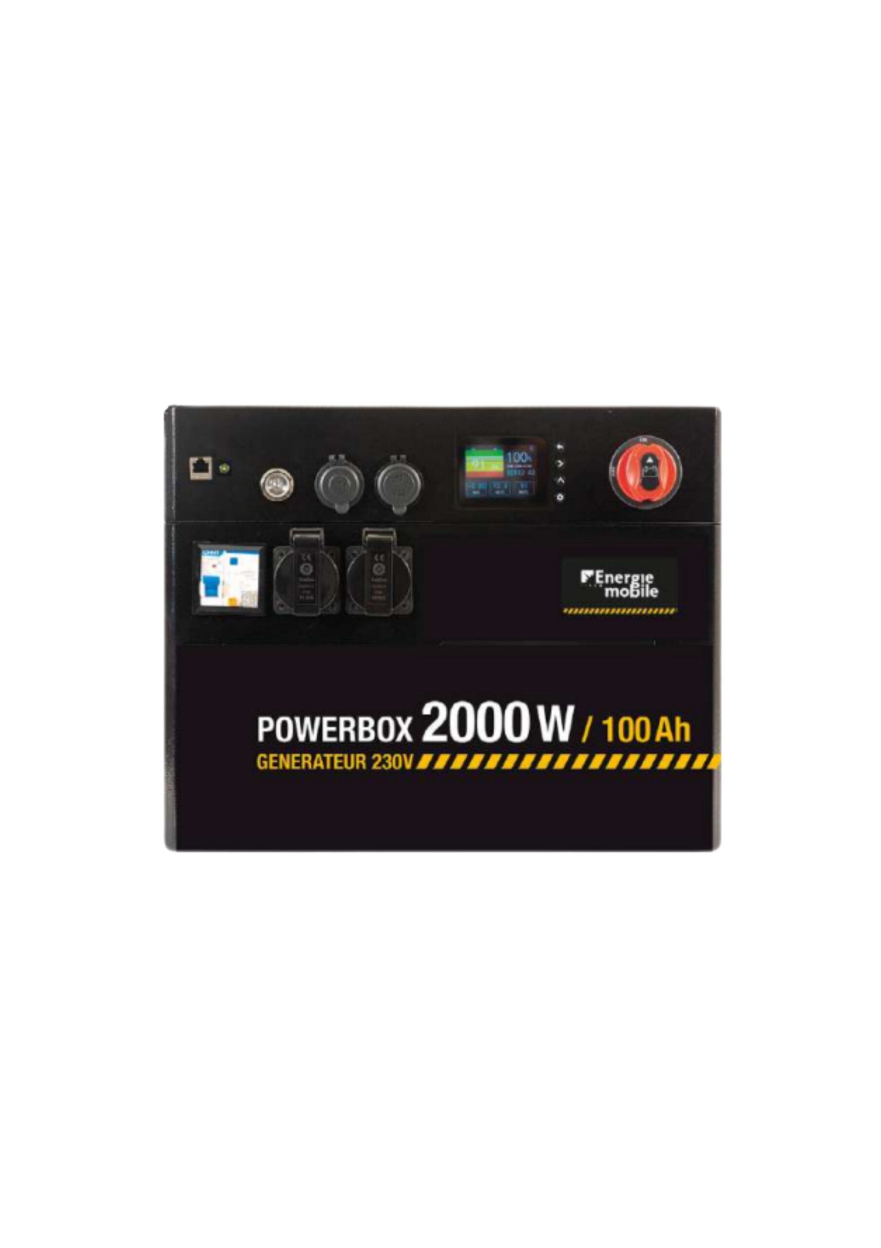 PowerBox 2000W, Batterie Lithium 100Ah MANY