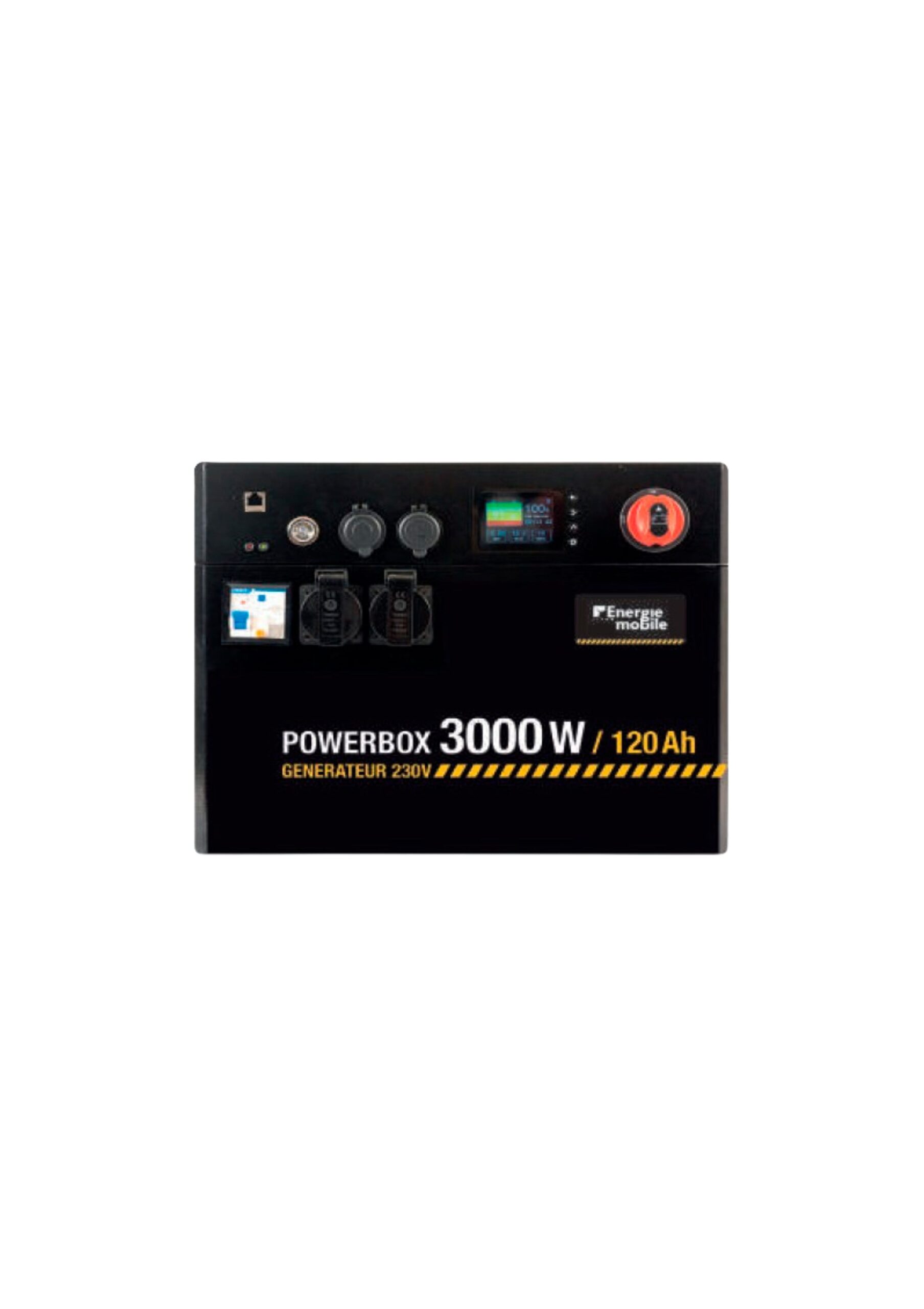 PowerBox 3000W, Batterie Lithium 120Ah MANY