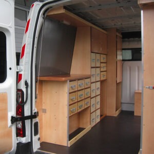 Aménagement intérieur bois utilitaire